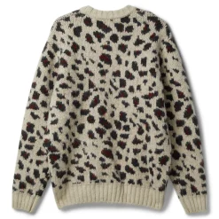 Patta Leopard Brushed Knitted Sweater