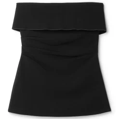Proenza Schouler Felicity Top in Matte Viscose Crepe