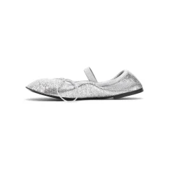 Proenza Schouler Glove Mary Jane Ballet Flats in Metallic Mesh