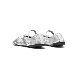 Proenza Schouler Glove Mary Jane Ballet Flats in Metallic Mesh
