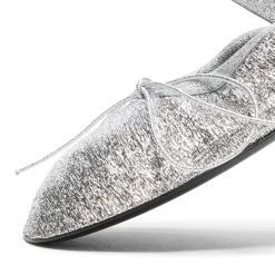 Proenza Schouler Glove Mary Jane Ballet Flats in Metallic Mesh