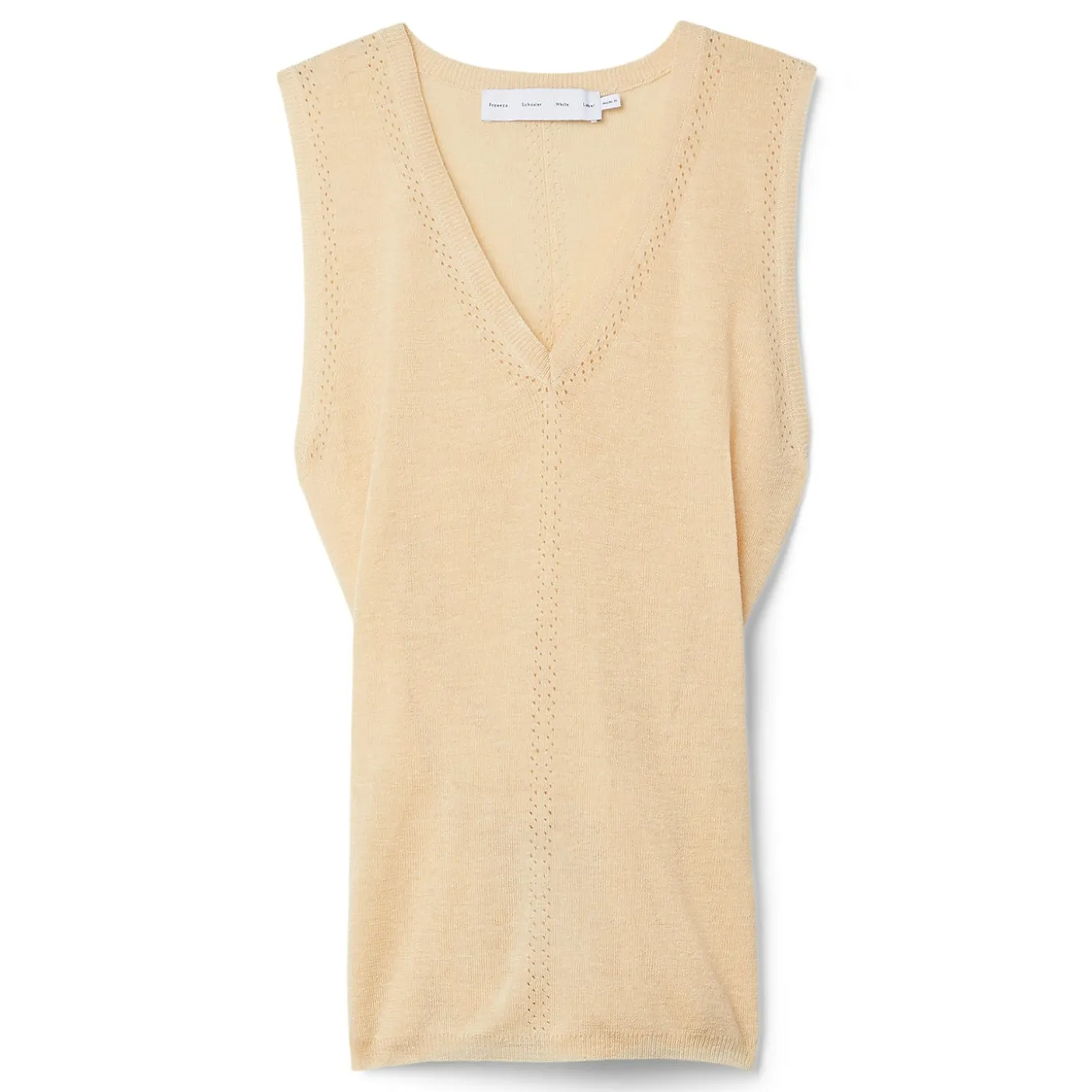 Proenza Schouler Heyde Knit Sweater in Linen Twist