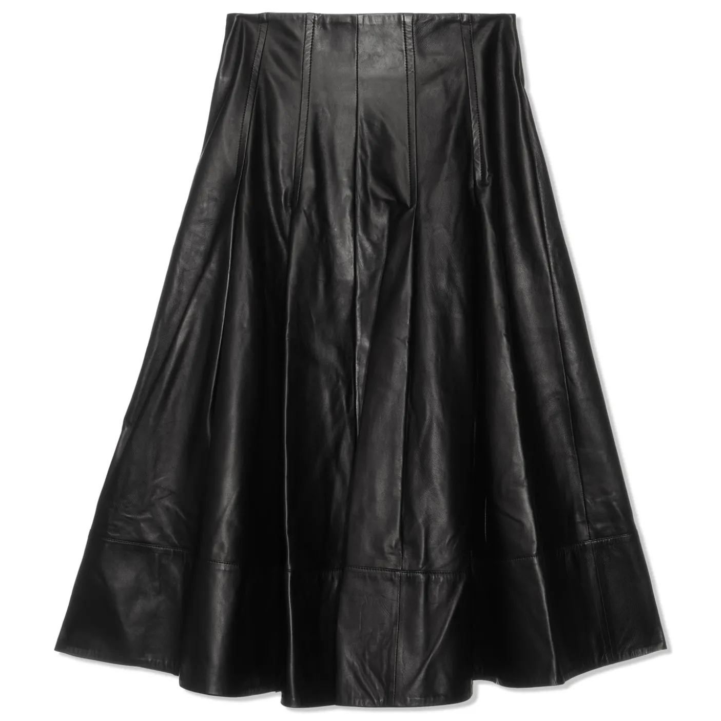 Proenza Schouler Moore Glossy Leather Skirt