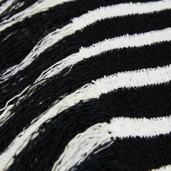 Proenza Schouler Striped Fringe Knit Yves Dress