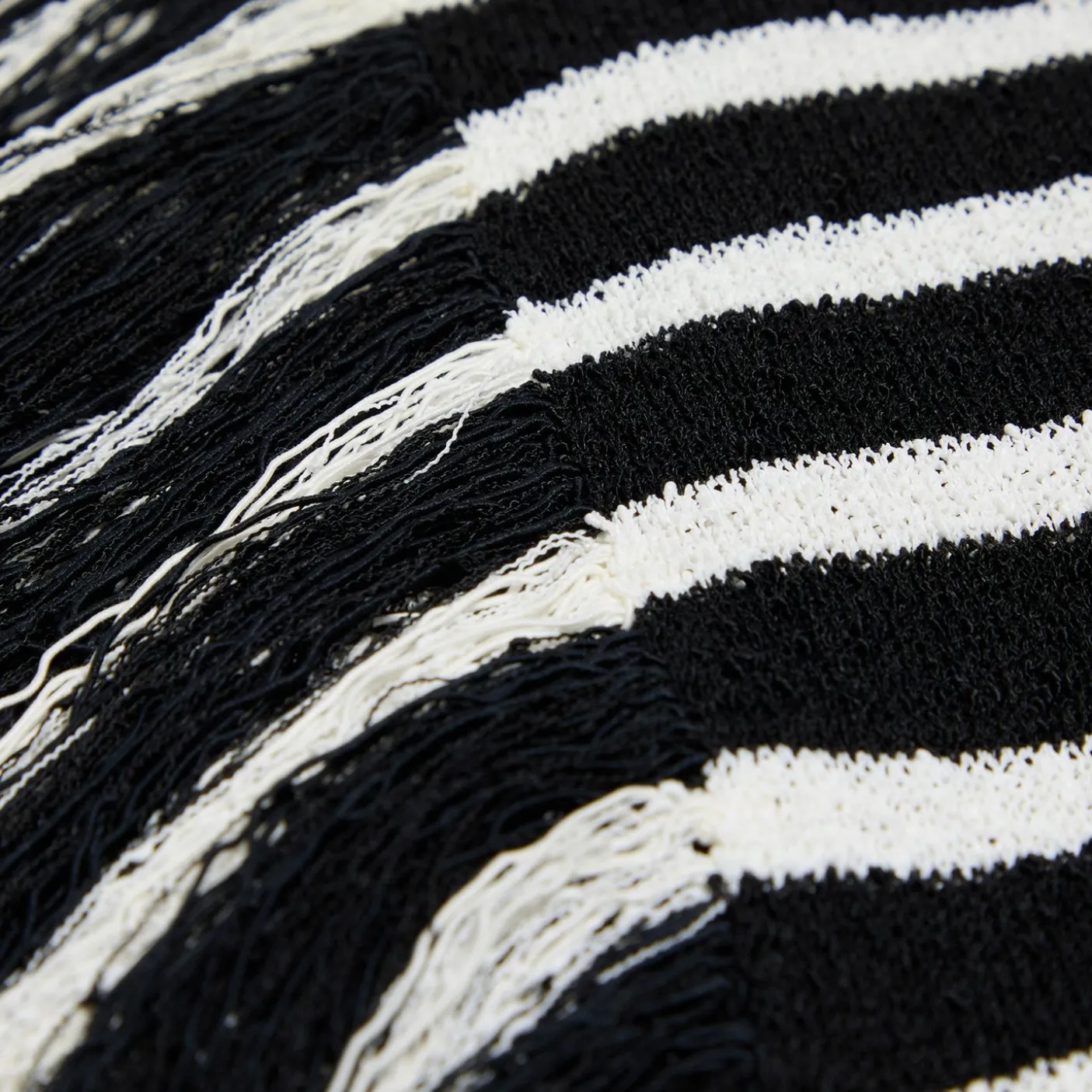 Proenza Schouler Striped Fringe Knit Yves Dress