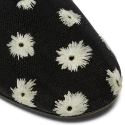 Proenza Schouler Tee Embroidered Stretch Mesh Slippers