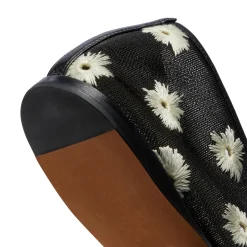 Proenza Schouler Tee Embroidered Stretch Mesh Slippers