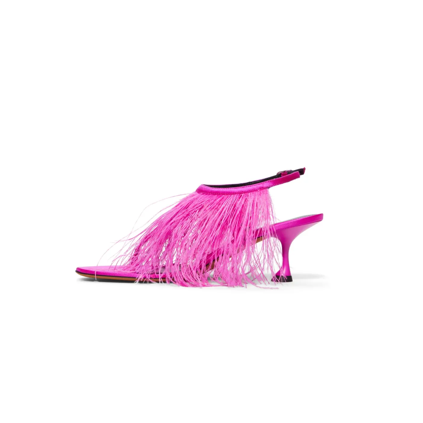 Proenza Schouler Tee Thong Feather Sandals
