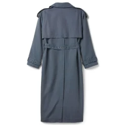 Proenza Schouler White Label Sakia Coat in Wool Melange