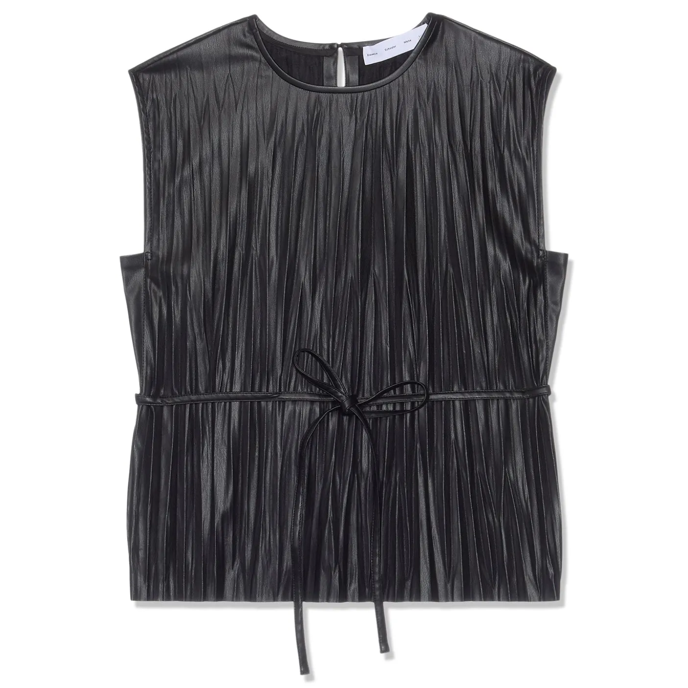 Proenza Schouler White Label Lyra Top in Faux Leather