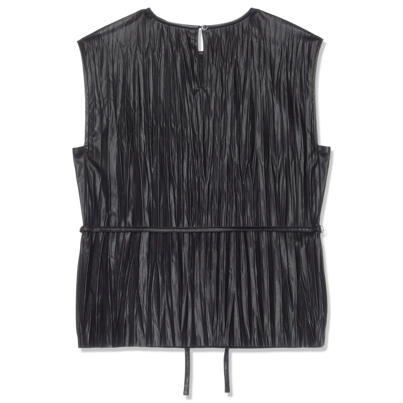 Proenza Schouler White Label Lyra Top in Faux Leather