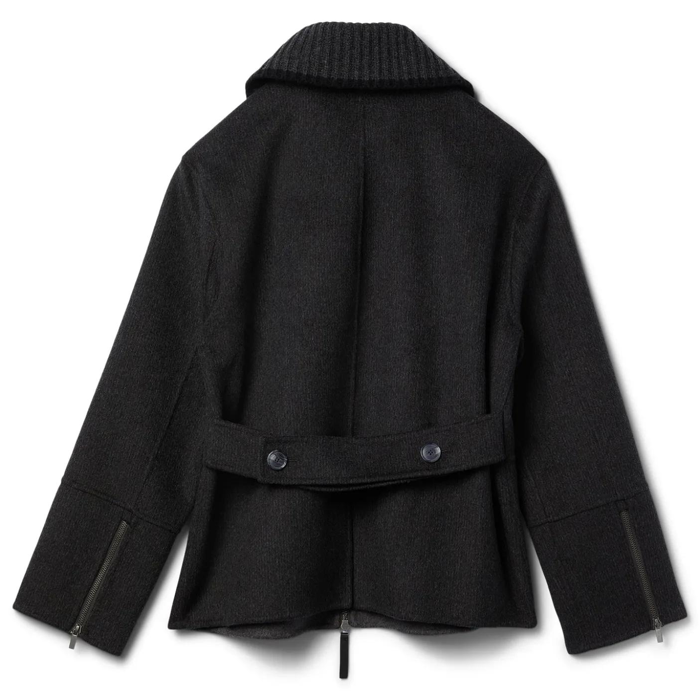 Proenza Schouler White Label Poppy Jacket in Pinstripe Melton