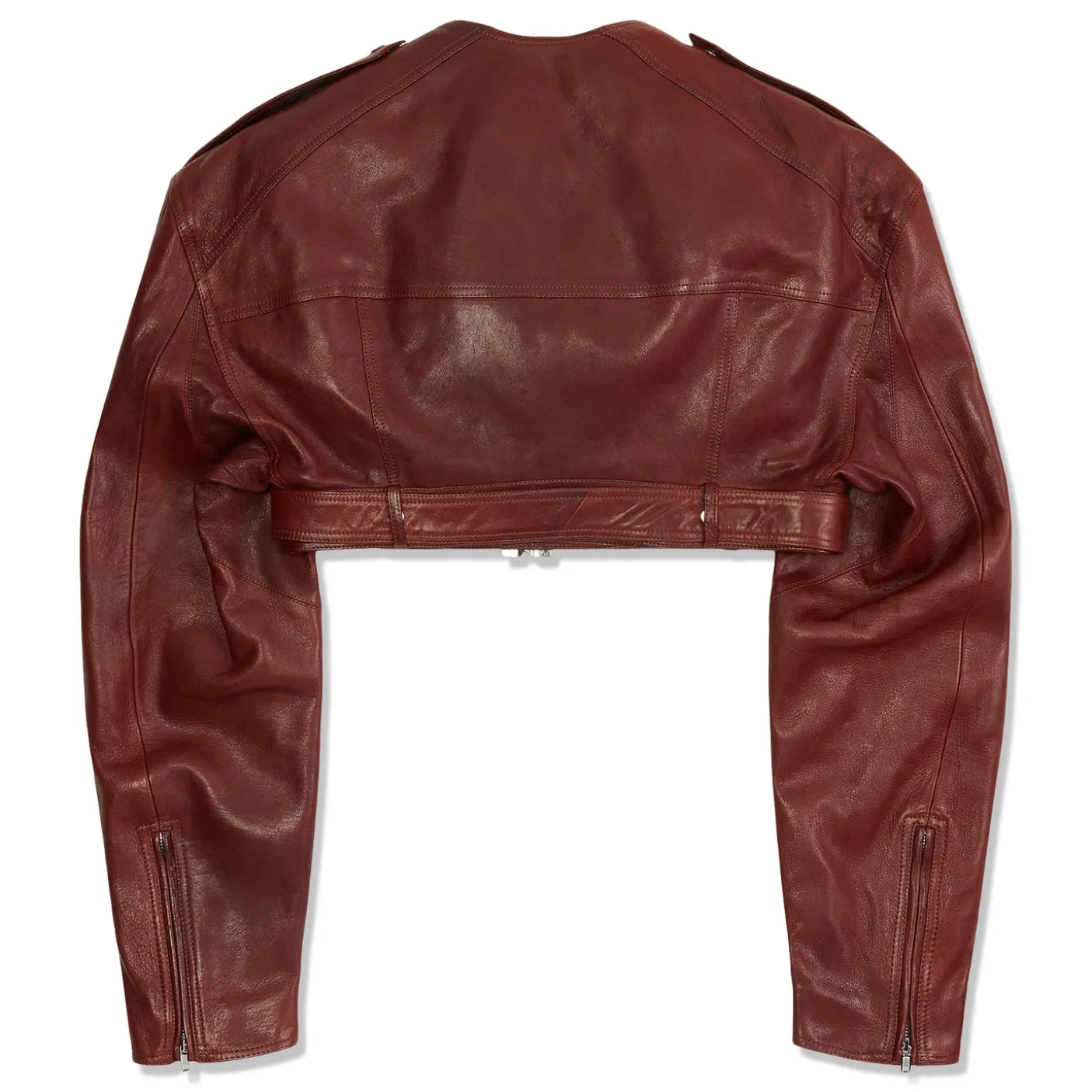 Rick Owens Cropped Micro Biker Jacket