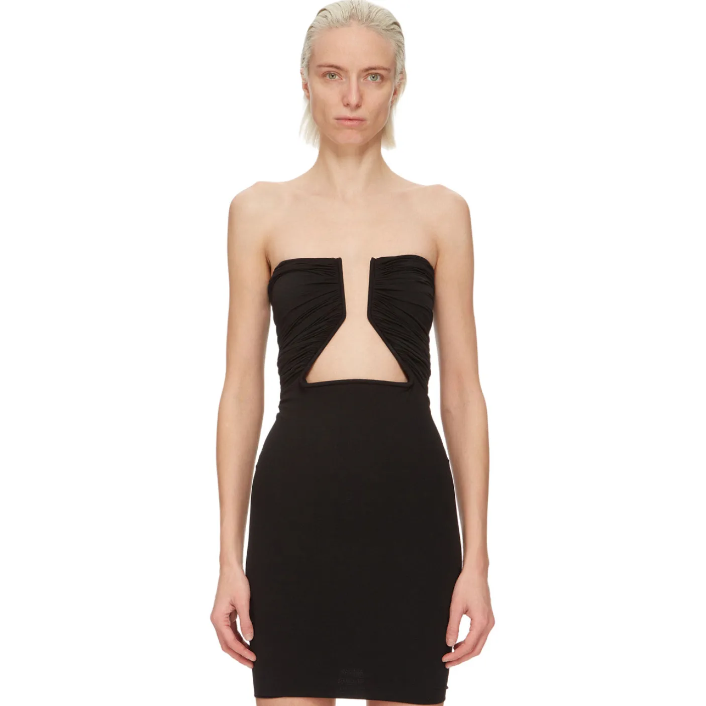 Rick Owens Jersey Prong Mini Dress