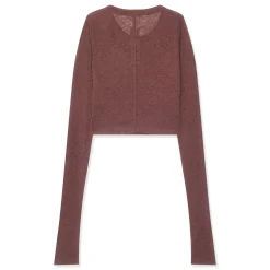 Rick Owens Long Sleeve Crop T