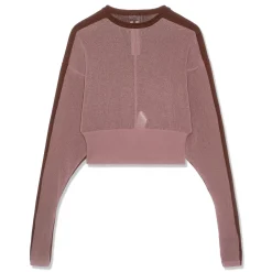 Rick Owens Maglia Combo Cropped Top