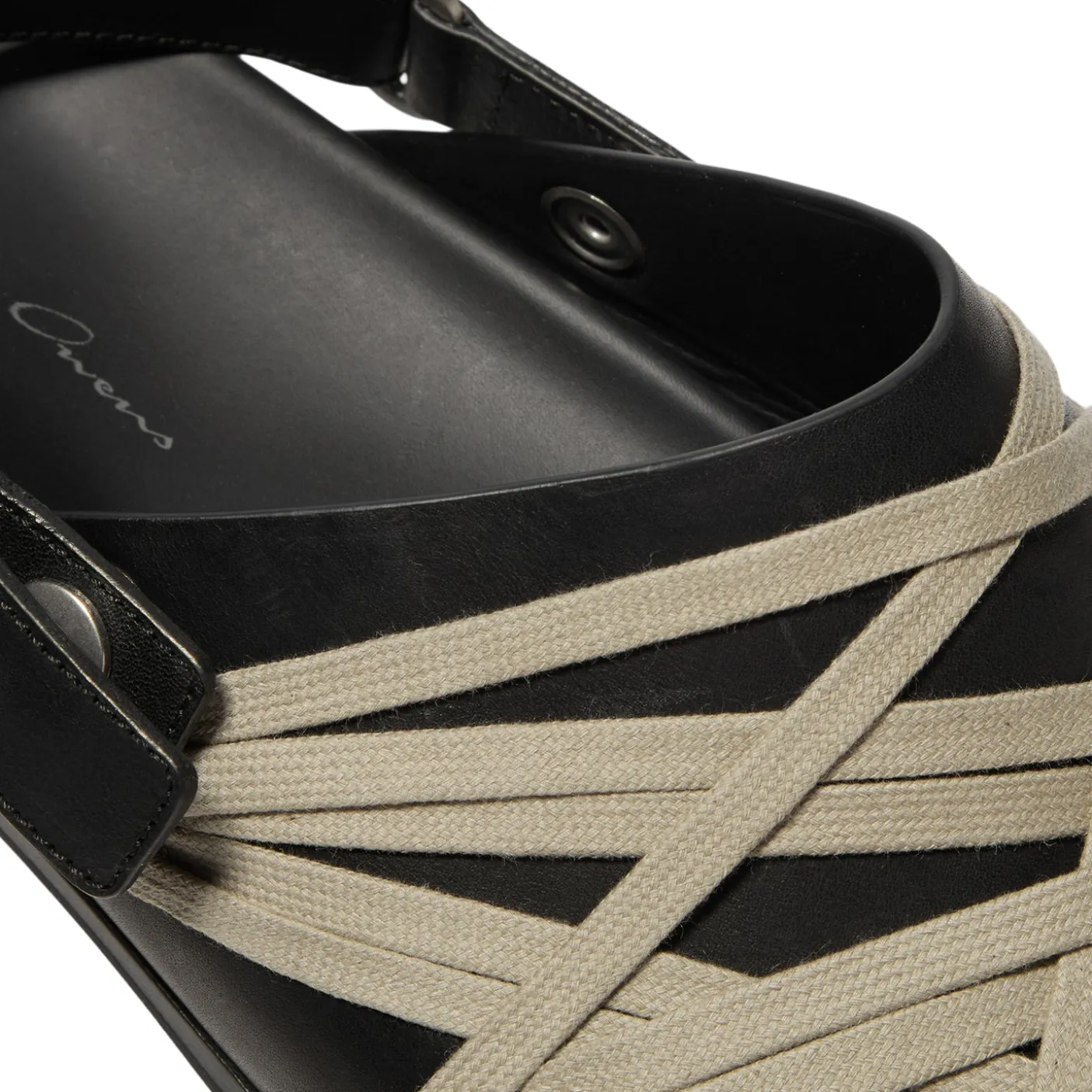 Rick Owens Megalaced Mule Granola