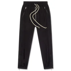 Rick Owens Womens Drop Crotch Satin Track Pants