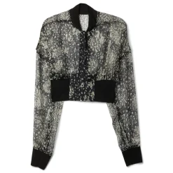 Rick Owens Womens Flight Jacket Cropped