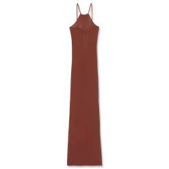 Rick Owens Womens Skorpio Fine-Ribbed Maxi Dress