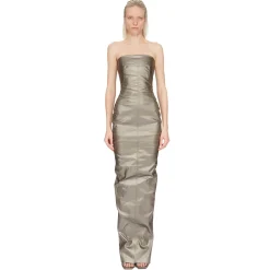 Rick Owens Womens Strapless Bustier Gown