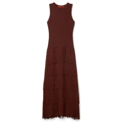 Simon Miller Za Za Sleevless Knit Fringe Dress