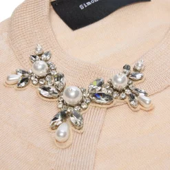 Simone Rocha Cropped Cut Out Window Jumper