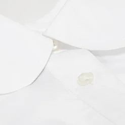 Simone Rocha Cropped Petal Sleeve Ballet Tutu Hem Shirt