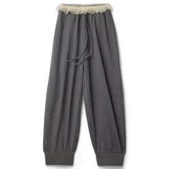 Simone Rocha Exposed Frilly Brief Drawstring Joggers