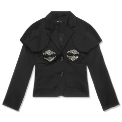 Simone Rocha Fitted Bust Detail Jacket
