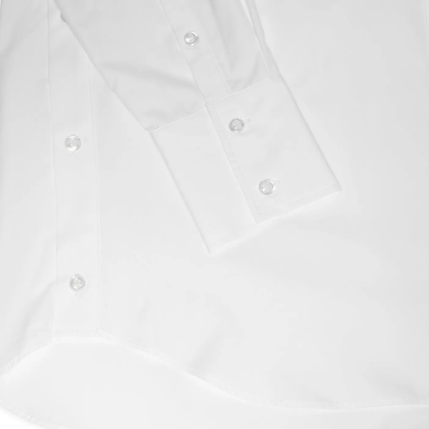 Simone Rocha Long Shoulder Bow Masculine Button Placket Shirt