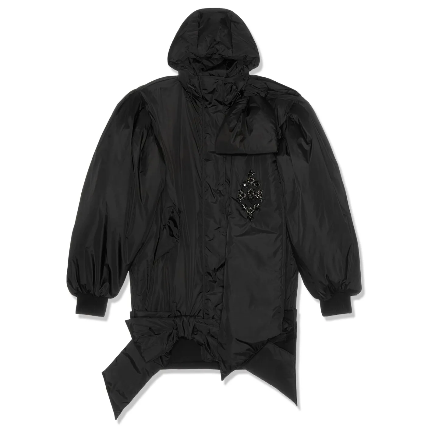Simone Rocha Oversized Bow Detail Bomber Jacket