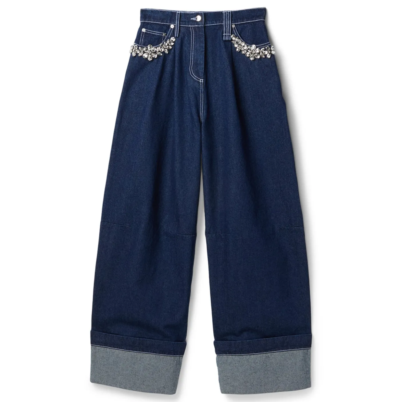 Simone Rocha Wide Leg Puddle Jeans