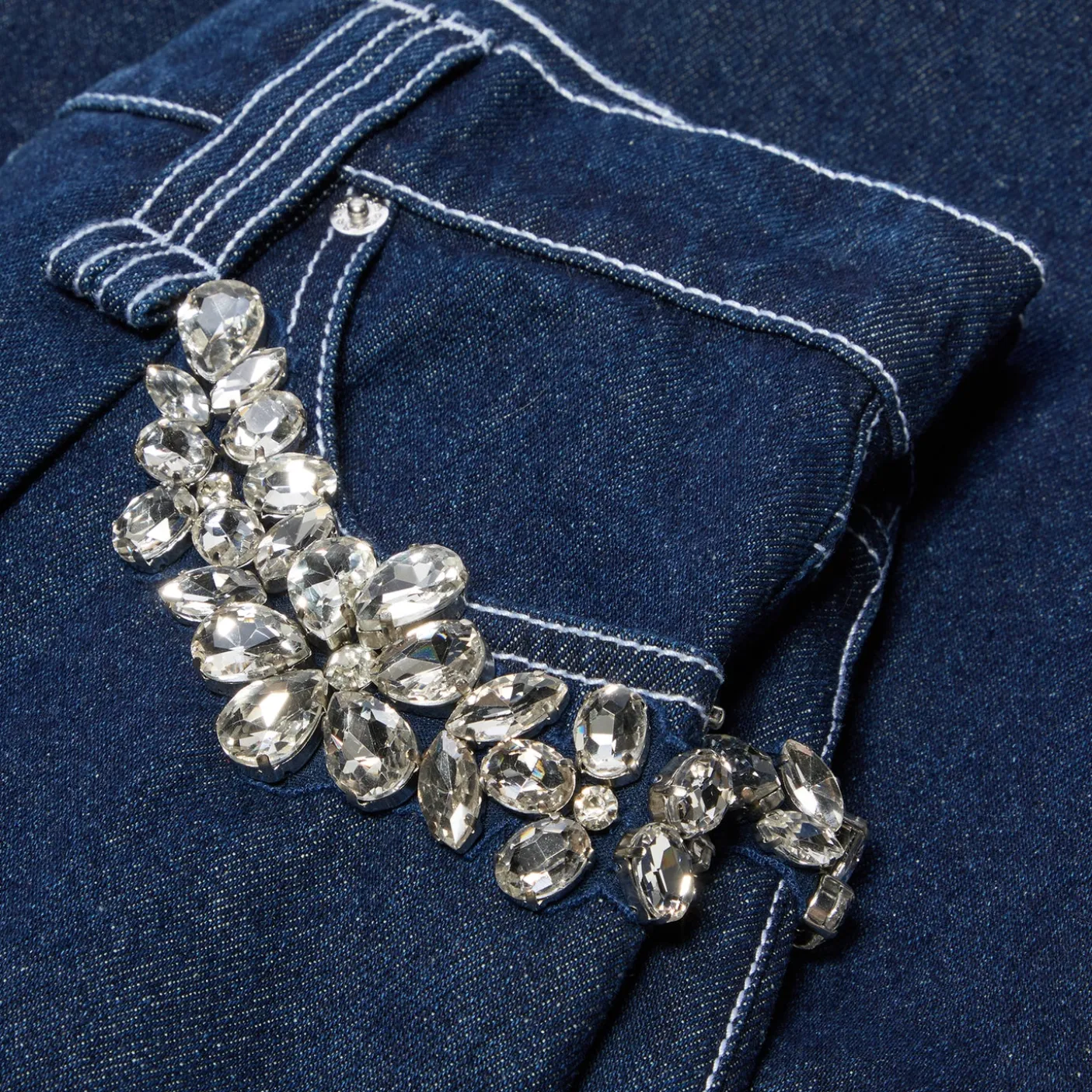 Simone Rocha Wide Leg Puddle Jeans
