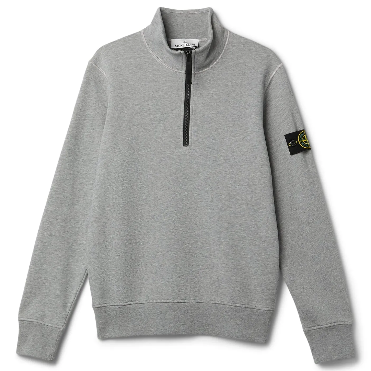 Stone Island Organic Cotton Half Zip Fleece