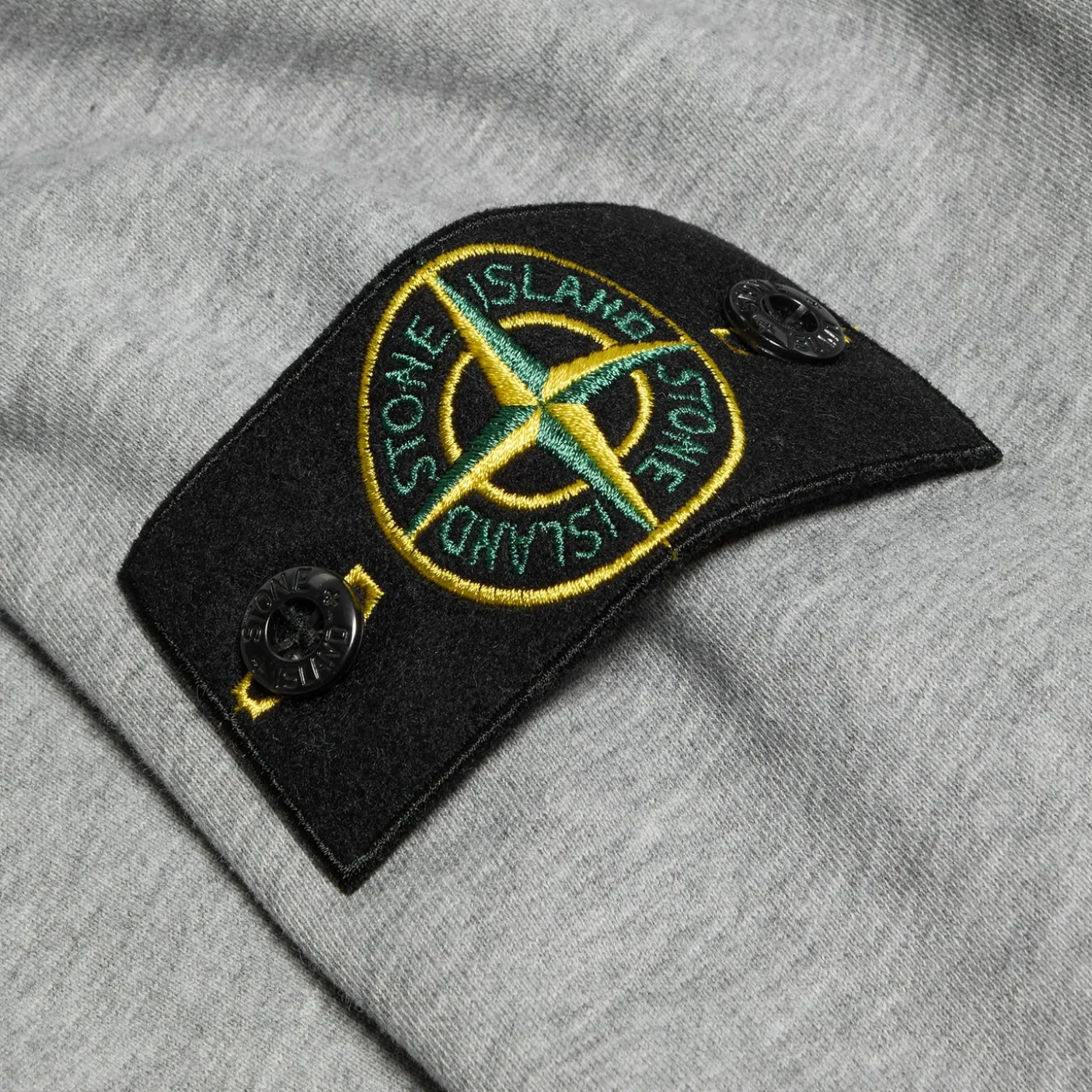 Stone Island Organic Cotton Half Zip Fleece