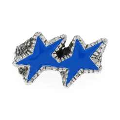 TwoJeys Blue Melted Knuckle Ring