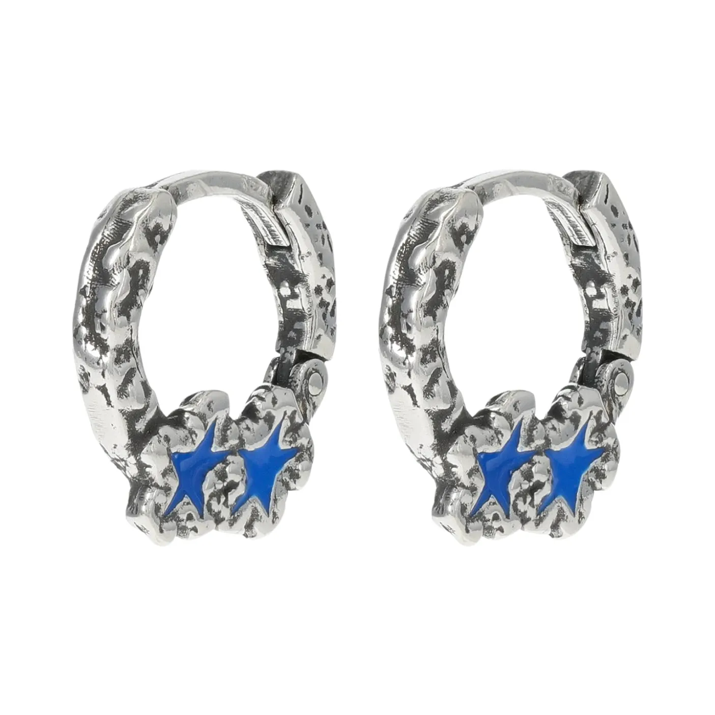 TwoJeys Blue Melted Stars Earrings