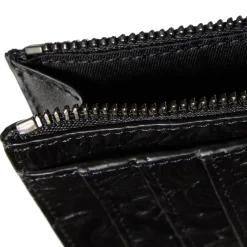 Versace Embossed Zipped Card Holder