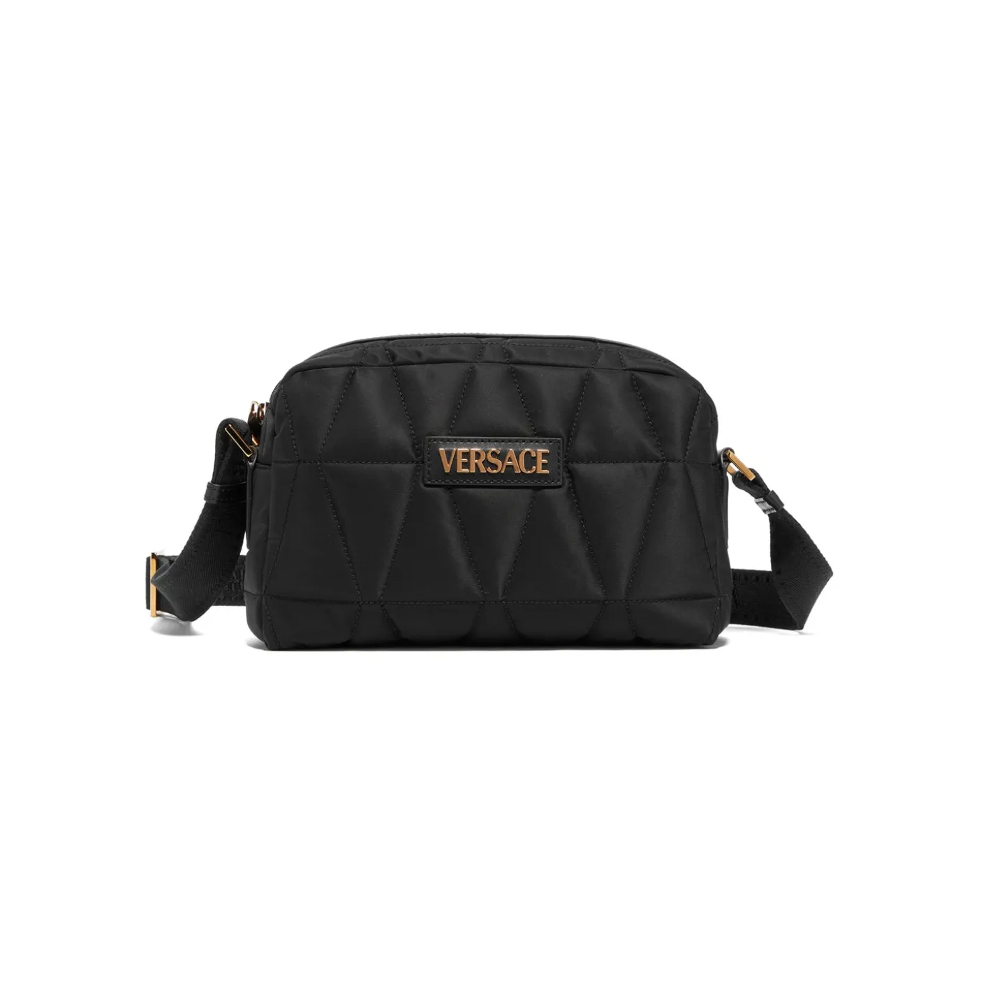 Versace Myth Quilted Nylon Messenger Bag