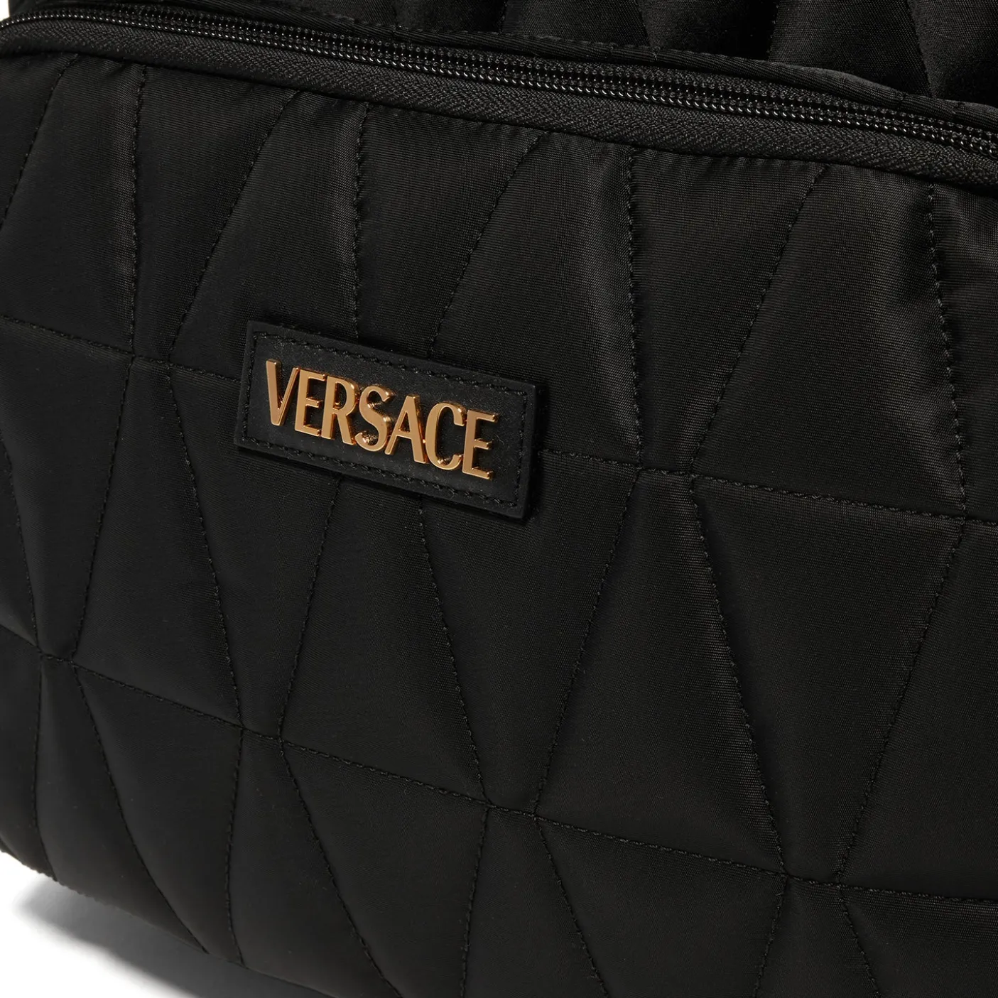 Versace Quilted Nylon Backpack