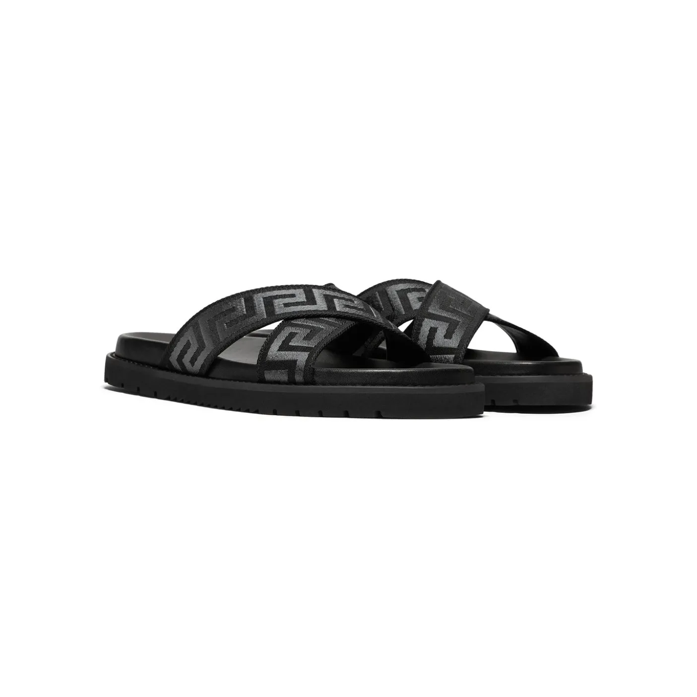 Versace Sandals Greek Ribbon