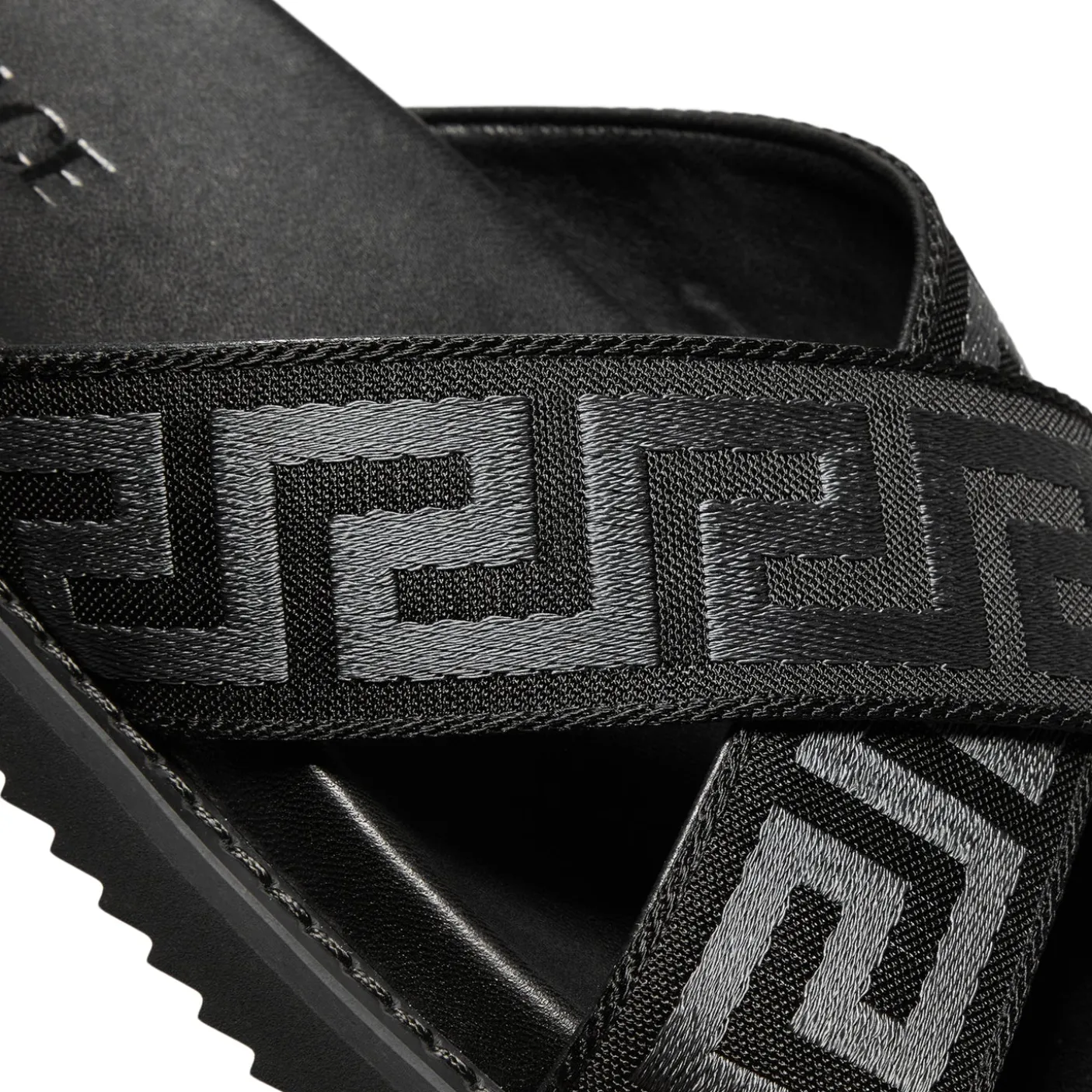 Versace Sandals Greek Ribbon