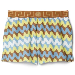 Versace Wave Greca Border Swim Short