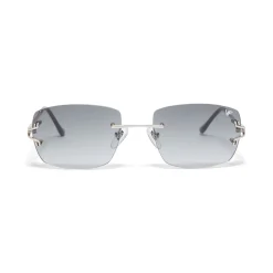 Vintage Frames Bal Harbour Drill Mount 24KT White Gold