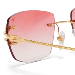Vintage Frames Bal Harbour Drill Mount 24KT Gold